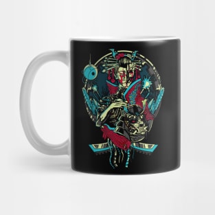 Cyborg Samurai Mug